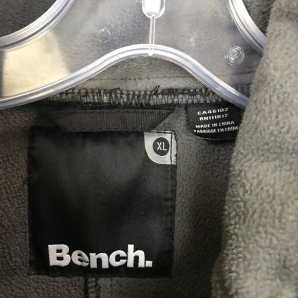 BENCH Light Bomber Cotton Fleece Jacket Pockets Zipper Lightweight Casual XL Top - Picture 16 of 16